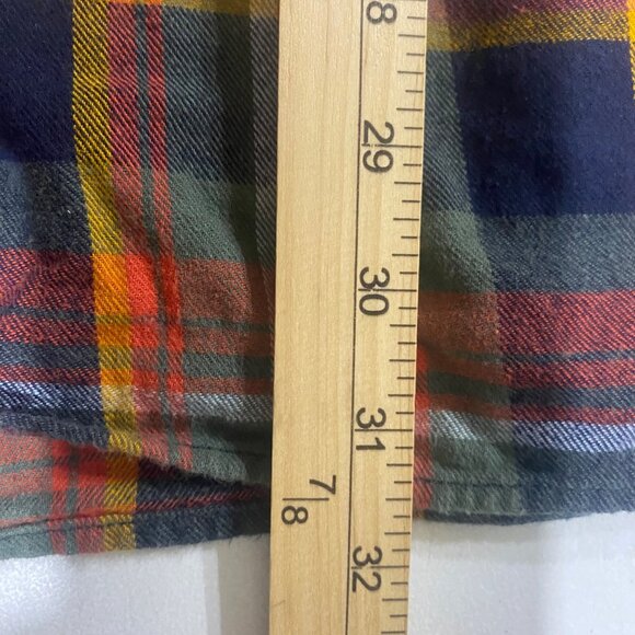 Duluth Trading Co. Mens Relaxed Fit Flannel Shirt 2XL Plaid Long Sleeve Cotton C - Picture 7 of 9